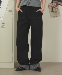 DISPARK/ロールアップチェックワークパンツ