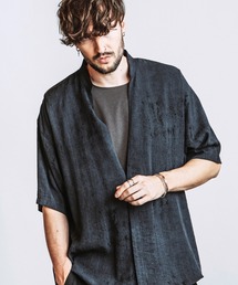 NO ID.（ノーアイディ）の「【NO ID.】Half Sleeve V-Neck BIG Shirt / ハーフスリーブ Vネック ビッグ シャツ（シャツ/ブラウス）」