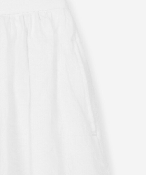 HAVERSACK(ハバーザック)の「HAVERSACK | リネンツイル ギャザーロングスカート WOMEN(スカート・レディース・ホワイト・1)」の7枚目の写真