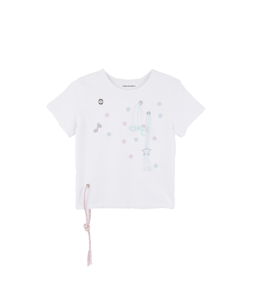 HIGH SCHOOL DISCO(ハイスクールディスコ)の「アイレットドットショートスリーブ(Tシャツ/カットソー・レディース・その他・FREE)」の6枚目の写真