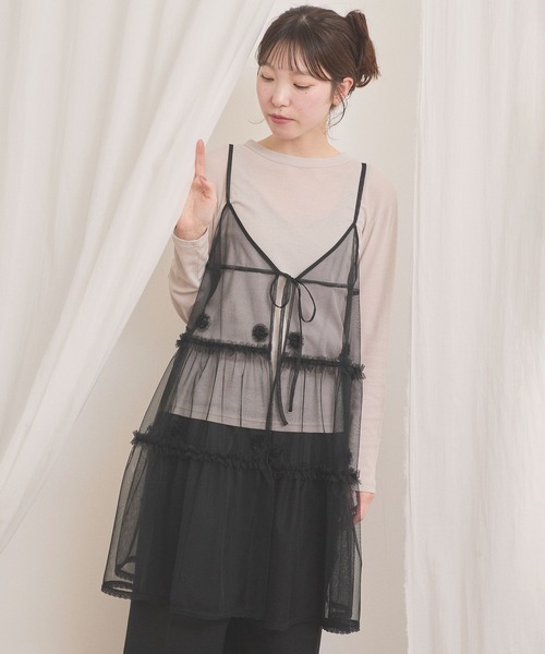 fig London(フィグロンドン)の「Hazel cami dress(ワンピース・レディース・ホワイト/ブラック・FREE)」の21枚目の写真