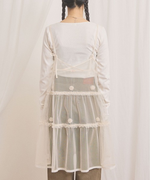 fig London(フィグロンドン)の「Hazel cami dress(ワンピース・レディース・ホワイト/ブラック・FREE)」の8枚目の写真