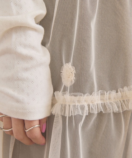 fig London(フィグロンドン)の「Hazel cami dress(ワンピース・レディース・ホワイト/ブラック・FREE)」の15枚目の写真