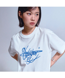 [ユニセックス]ビッグレタリングサイン半袖Tシャツ_3カラー