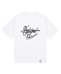 [ユニセックス]ビッグレタリングサイン半袖Tシャツ_3カラー