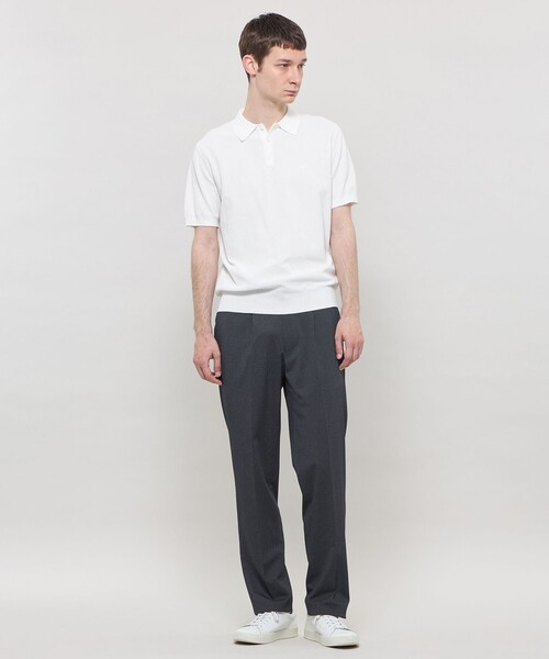 MACKINTOSH LONDON（マッキントッシュ ロンドン）の「【WEB・一部店舗限定】ドライ鹿の子ニットポロシャツ（ポロシャツ・メンズ・ネイビー/ホワイト/グレー・M/XL/L）」の4枚目の写真