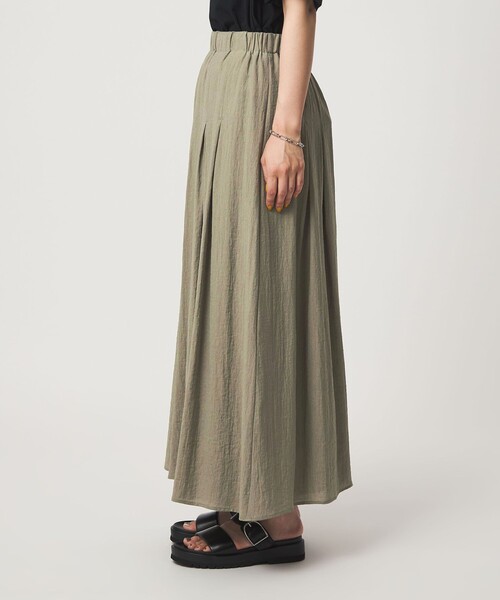 green label relaxing(グリーンレーベルリラクシング)の「【WEB限定】<at ease>ボイル キュロット パンツ(その他パンツ・レディース・コバルトブルー/オリーブ/ダークグレー・FREE/SHORT)」の5枚目の写真