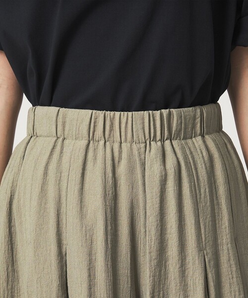 green label relaxing(グリーンレーベルリラクシング)の「【WEB限定】<at ease>ボイル キュロット パンツ(その他パンツ・レディース・コバルトブルー/オリーブ/ダークグレー・FREE/SHORT)」の7枚目の写真