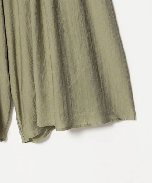 green label relaxing(グリーンレーベルリラクシング)の「【WEB限定】<at ease>ボイル キュロット パンツ(その他パンツ・レディース・コバルトブルー/オリーブ/ダークグレー・FREE/SHORT)」の16枚目の写真