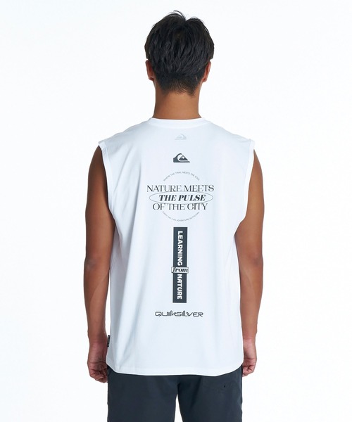 Quiksilver（クイックシルバー）の「QUIKSILVER メンズ QS MEETS SLY タンクトップ 速乾 UPF50+ ストレッチ【2026年夏モデル】（タンクトップ・メンズ・ホワイト/ブラック/ピンク・X-LARGE/LARGE/MEDIUM/SMALL）」の5枚目の写真