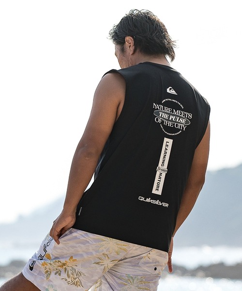 Quiksilver（クイックシルバー）の「QUIKSILVER メンズ QS MEETS SLY タンクトップ 速乾 UPF50+ ストレッチ【2026年夏モデル】（タンクトップ・メンズ・ホワイト/ブラック/ピンク・X-LARGE/LARGE/MEDIUM/SMALL）」の6枚目の写真