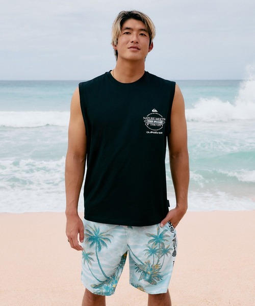 Quiksilver（クイックシルバー）の「QUIKSILVER メンズ QS MEETS SLY タンクトップ 速乾 UPF50+ ストレッチ【2026年夏モデル】（タンクトップ・メンズ・ホワイト/ブラック/ピンク・X-LARGE/LARGE/MEDIUM/SMALL）」の8枚目の写真