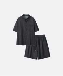 U:UME（ユーム）の「Texture Denim Shirt Set Up（セットアップ）」
