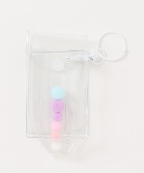 VIBGYOR(ヴィブジョー)の「FReePLACe/ミニ推し ぬいポーチ キーホルダー クリアケース X12861(キーホルダー・レディース・パープル/ホワイト/ブラック/ブルー/ピンク/イエロー・FREE)」の7枚目の写真