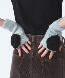 Casselini | 【別注】Casselini × Ray BEAMS / フラワー ニット グローブ(手袋)