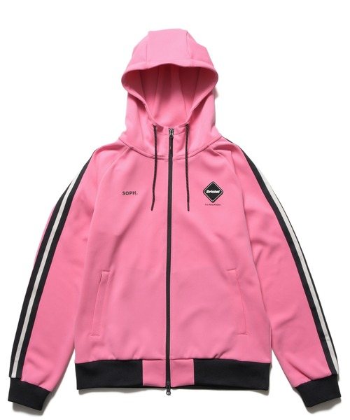 F.C.Real Bristol(エフシーレアルブリストル)の「TRAINING TRACK ZIP-UP HOODIE(パーカー・メンズ・カモフラージュ/ブラック/ピンク・SMALL/XX-LARGE/X-LARGE/LARGE/MEDIUM)」の2枚目の写真