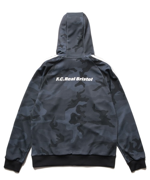 F.C.Real Bristol(エフシーレアルブリストル)の「TRAINING TRACK ZIP-UP HOODIE(パーカー・メンズ・カモフラージュ/ブラック/ピンク・SMALL/XX-LARGE/X-LARGE/LARGE/MEDIUM)」の3枚目の写真