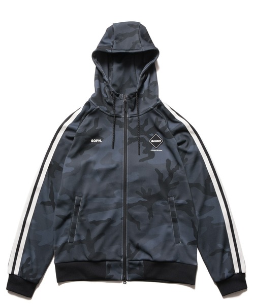 F.C.Real Bristol(エフシーレアルブリストル)の「TRAINING TRACK ZIP-UP HOODIE(パーカー・メンズ・カモフラージュ/ブラック/ピンク・SMALL/XX-LARGE/X-LARGE/LARGE/MEDIUM)」の12枚目の写真