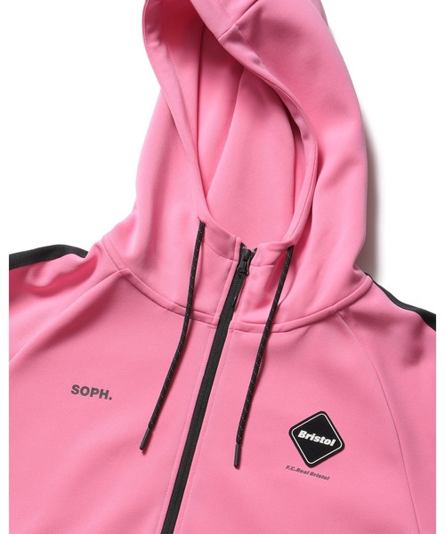 F.C.Real Bristol(エフシーレアルブリストル)の「TRAINING TRACK ZIP-UP HOODIE(パーカー・メンズ・カモフラージュ/ブラック/ピンク・SMALL/XX-LARGE/X-LARGE/LARGE/MEDIUM)」の10枚目の写真
