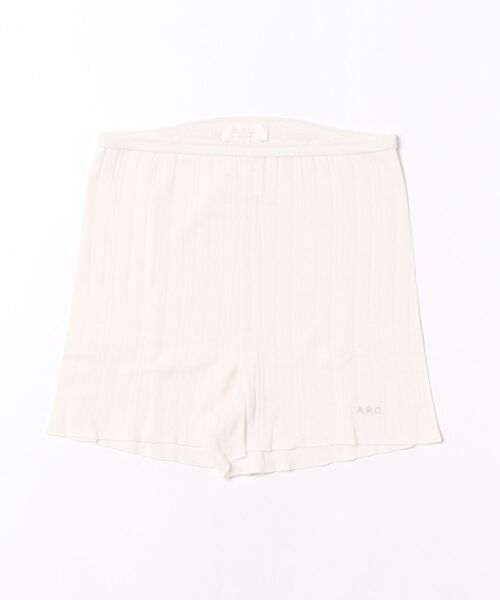 A.P.C.(アーペーセー)の「SHORTY(その他パンツ・レディース・オフホワイト/マスタード・M)」の1枚目の写真