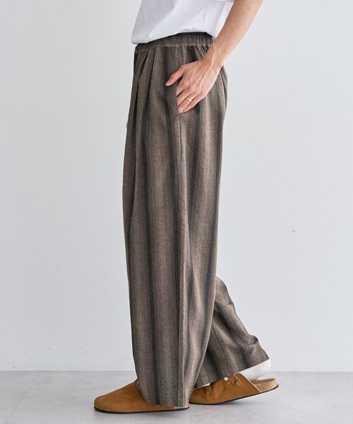 CRAFT STANDARD BOUTIQUE(クラフトスタンダードブティック)の「総柄イージーパンツ(その他パンツ・メンズ・ベージュ/ブラック・L/M)」の5枚目の写真