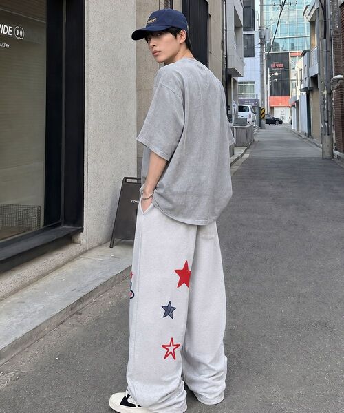 ARTISTWEAR（アーティストウェア）の「[ATW] ライズルーズワイドパンツ（スウェットパンツ・レディース・グレー/ブラック・SMALL/MEDIUM/LARGE/X-LARGE/XX-LARGE）」の7枚目の写真