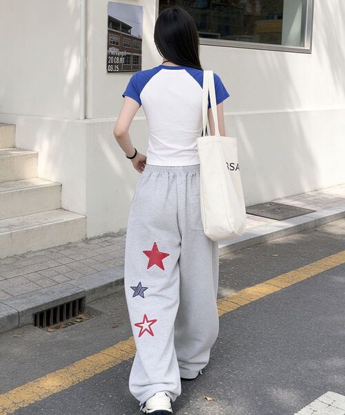 ARTISTWEAR（アーティストウェア）の「[ATW] ライズルーズワイドパンツ（スウェットパンツ・レディース・グレー/ブラック・SMALL/MEDIUM/LARGE/X-LARGE/XX-LARGE）」の11枚目の写真
