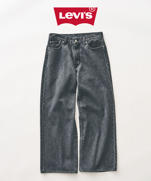 Levi's(リーバイス) 別注 Baggy Wide Leg デニムパンツ（L30）（デニム