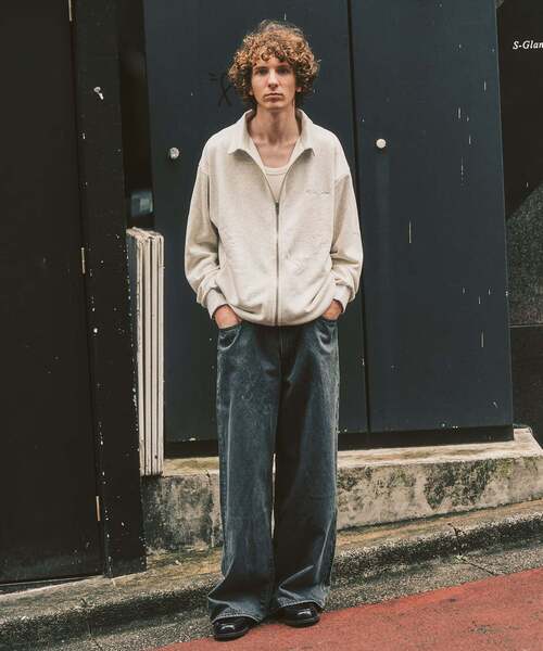Levi's(リーバイス)の「Levi’s(リーバイス) 別注 Baggy Wide Leg デニムパンツ(L30)(デニムパンツ・メンズ・チャコールグレー・36/34/32/30/28)」の5枚目の写真