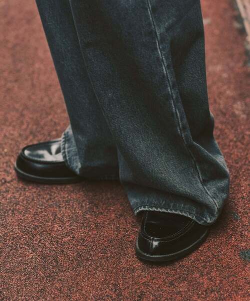 Levi's(リーバイス)の「Levi’s(リーバイス) 別注 Baggy Wide Leg デニムパンツ(L30)(デニムパンツ・メンズ・チャコールグレー・36/34/32/30/28)」の12枚目の写真