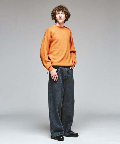 Levi's(リーバイス)の「Levi’s(リーバイス) 別注 Baggy Wide Leg デニムパンツ(L30)(デニムパンツ・メンズ・チャコールグレー・36/34/32/30/28)」の13枚目の写真