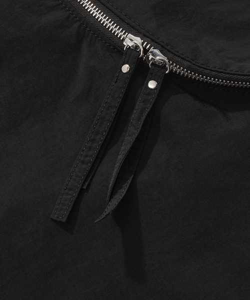 RAGEBLUE(レイジブルー)の「ARCH ZIP ROUND SHOULDER BAG/アーチZIPラウンドショルダーバッグ(ショルダーバッグ・メンズ・その他14/ブラック・FREE)」の10枚目の写真