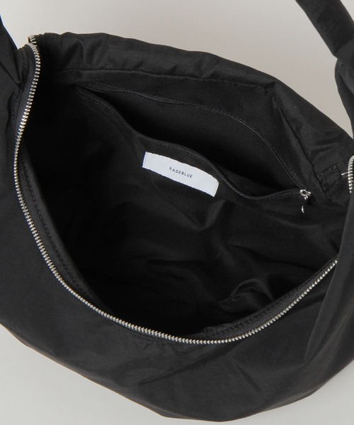 RAGEBLUE(レイジブルー)の「ARCH ZIP ROUND SHOULDER BAG/アーチZIPラウンドショルダーバッグ(ショルダーバッグ・メンズ・その他14/ブラック・FREE)」の12枚目の写真