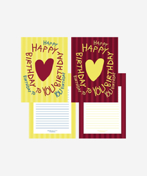 KONGJUDESIGNS（コンジュデザインズ）の「ドングラミ誕生日レターセット（ステーショナリー）」