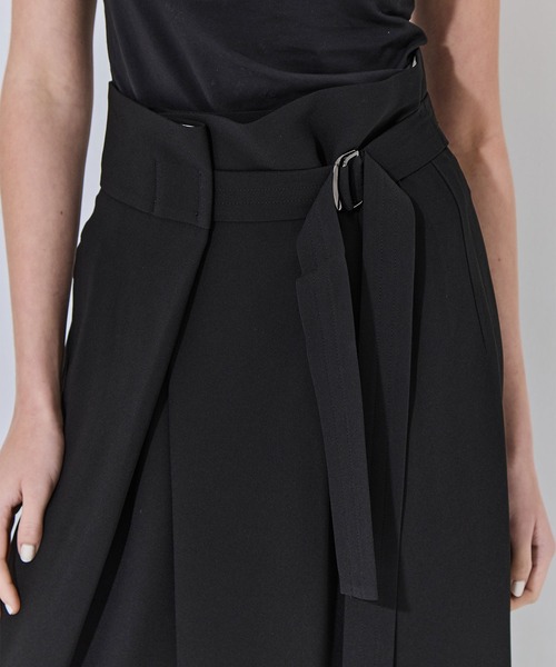 UJOH（ウジョー）の「【UJOH/ウジョー】別注 Wrap Culottes（スラックス・レディース・グレー/ブラック・3/2）」の11枚目の写真