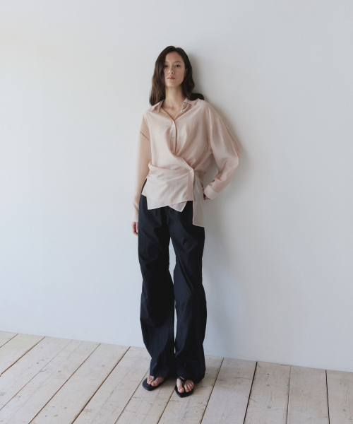 YEARNING（イヤニング）の「EASY STRING COTTON PANTS, BLACK（その他パンツ・レディース・その他・FREE）」の3枚目の写真