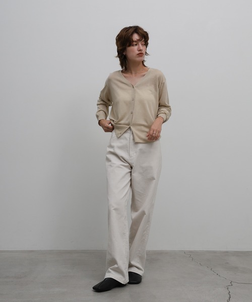 select MOCA(セレクトモカ)の「ドライタッチVネックシアーカーディガン(カーディガン/ボレロ・レディース・グレー/ベージュ/ブラック・FREE)」の20枚目の写真