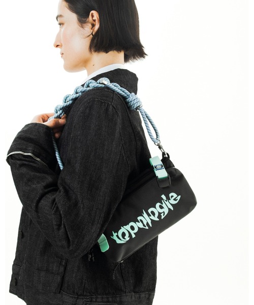 Topologie（トポロジー）の「Topologie x Cafe du Cycliste 8.0mm Rope（スマホグッズ・レディース・ブラック×グリーン/ピンク・FREE）」の9枚目の写真