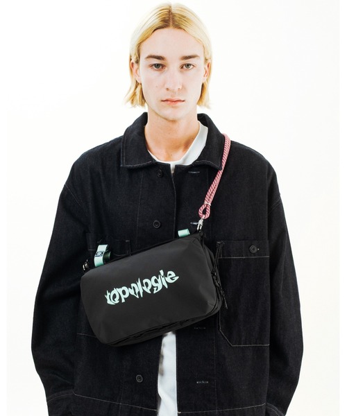 Topologie（トポロジー）の「Topologie x Cafe du Cycliste 8.0mm Rope（スマホグッズ・レディース・ブラック×グリーン/ピンク・FREE）」の14枚目の写真