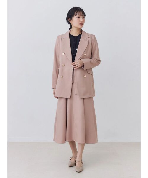TONAL(トーナル)の「マルチセットベルト付フラップフレアスカート(スカート・レディース・ブラウン/グレー/ベージュ/ピンク/ネイビー・SMALL/MEDIUM)」の9枚目の写真