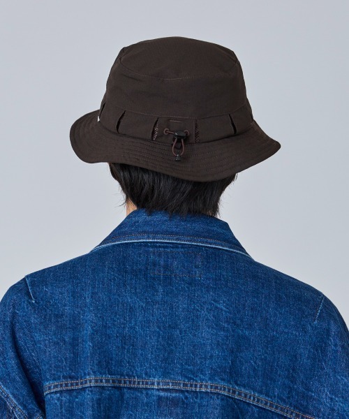 OVERRIDE(オーバーライド)の「OVERRIDE REP BREEZY BOONIE HAT / オーバーライド(ハット・メンズ・ライトグレー/ブラウン/ブラック・59cm)」の9枚目の写真