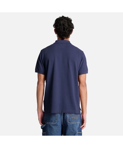 Timberland（ティンバーランド）の「半袖 ピケ ポロシャツ メンズ（ポロシャツ・メンズ・ダークネイビー・XX-LARGE/X-LARGE/MEDIUM/LARGE）」の4枚目の写真