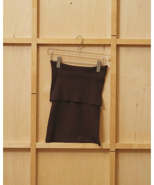 TODAYFUL（トゥデイフル）の「Seamless Offshoulder Knit 12610531（ニット/セーター・レディース・ブラック/ライトグリーン/ブラウン・FREE）」の12枚目の写真