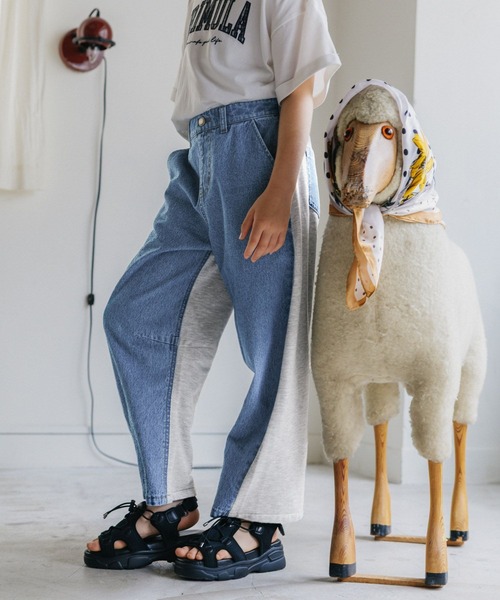 GLOBAL WORK(グローバルワーク)の「GOODデニムコクーンアソートパンツ/1042913(デニムパンツ・キッズ・ブラック/ブラウン/ブルー系その他・130cm/140cm/150cm/160cm)」の20枚目の写真