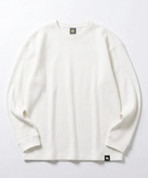 2026AW LOGOS/ロゴス ワッフル サーマル 無地 吸汗速乾 ロングスリーブTシャツ 長袖ロンT レディース メンズ