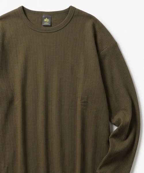 LOGOS(ロゴス)の「2026AW LOGOS/ロゴス ワッフル サーマル 無地 吸汗速乾 ロングスリーブTシャツ 長袖ロンT レディース メンズ(Tシャツ/カットソー・メンズ・ホワイト/ブラック/オリーブ/カーキ/ネイビー・M/L/LL)」の10枚目の写真
