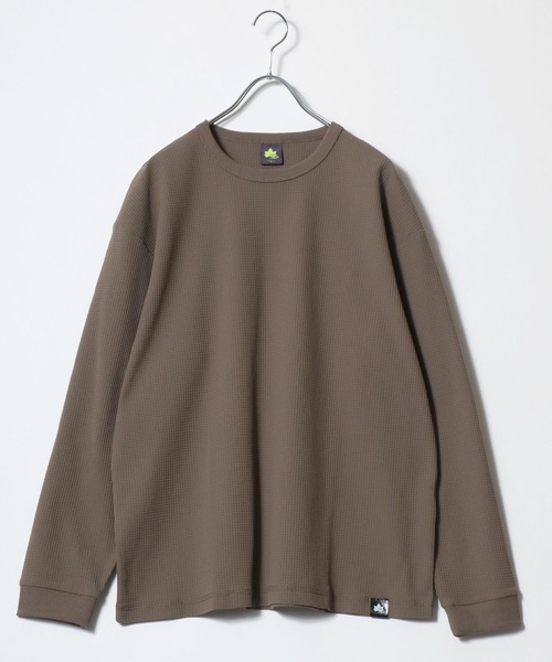 LOGOS(ロゴス)の「2026AW LOGOS/ロゴス ワッフル サーマル 無地 吸汗速乾 ロングスリーブTシャツ 長袖ロンT レディース メンズ(Tシャツ/カットソー・メンズ・ホワイト/ブラック/オリーブ/カーキ/ネイビー・M/L/LL)」の14枚目の写真