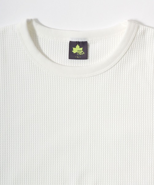 LOGOS(ロゴス)の「2026AW LOGOS/ロゴス ワッフル サーマル 無地 吸汗速乾 ロングスリーブTシャツ 長袖ロンT レディース メンズ(Tシャツ/カットソー・メンズ・ホワイト/ブラック/オリーブ/カーキ/ネイビー・M/L/LL)」の18枚目の写真
