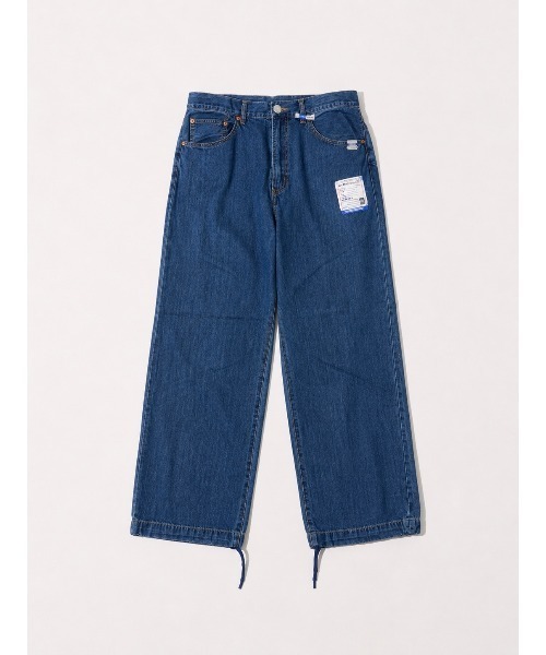THE TOKYO(ザトウキョウ)の「【in・stru(men-tal)./ インストールメンタル】I17PT032 COTTON TENCEL DENIM BAGGY PANTS /Maison MIHARAYASUHIRO/メゾンミハラヤスヒロ(デニムパンツ・メンズ・ブラック/インディゴブルー・44/46)」の1枚目の写真