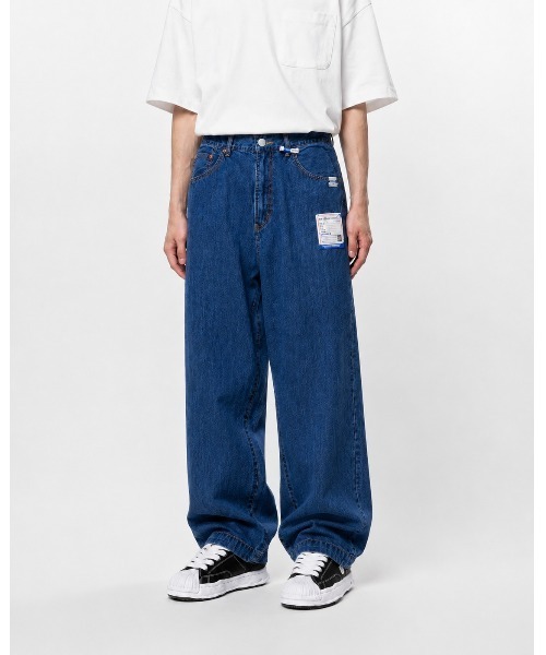 THE TOKYO(ザトウキョウ)の「【in・stru(men-tal)./ インストールメンタル】I17PT032 COTTON TENCEL DENIM BAGGY PANTS /Maison MIHARAYASUHIRO/メゾンミハラヤスヒロ(デニムパンツ・メンズ・ブラック/インディゴブルー・44/46)」の3枚目の写真